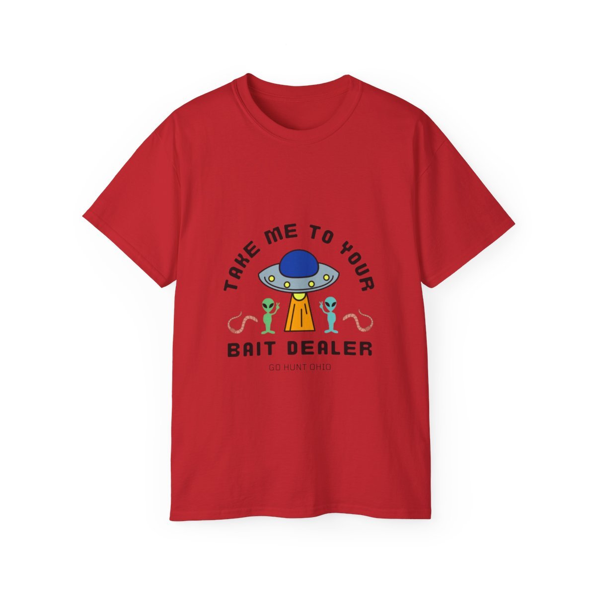 UFO Take Me To Bait Dealer T-Shirt - Image 11
