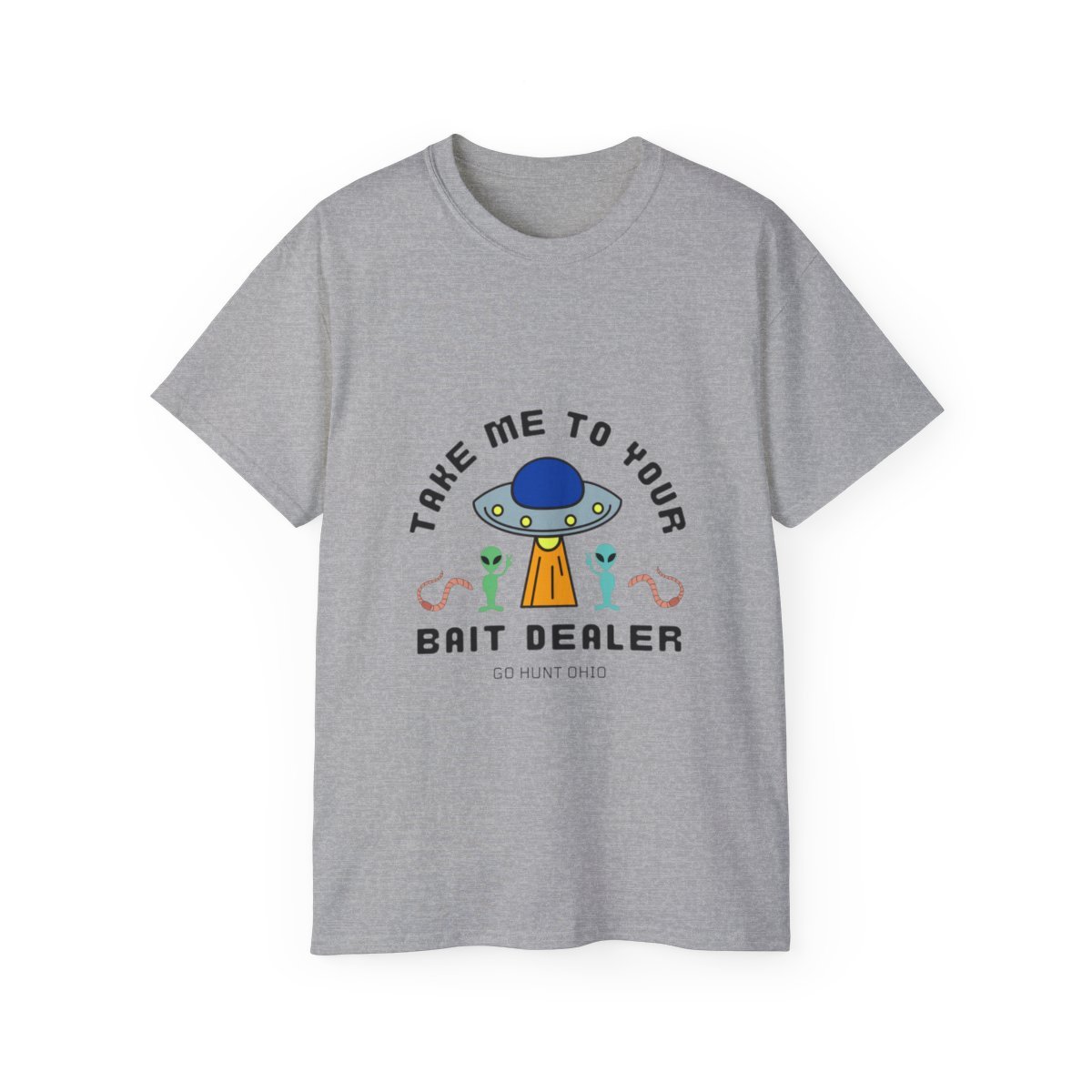 UFO Take Me To Bait Dealer T-Shirt - Image 8