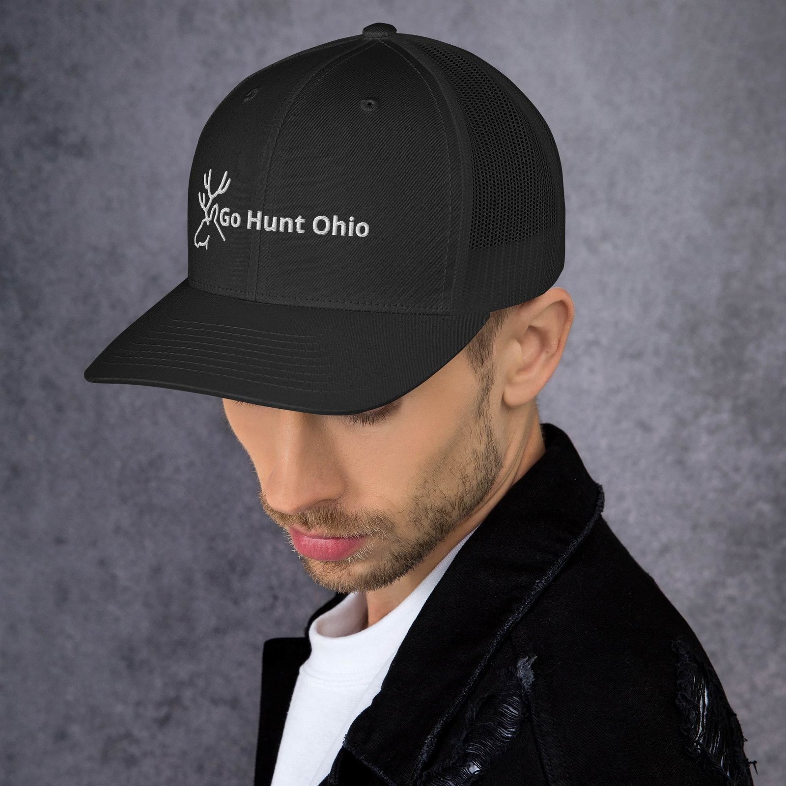 Go Hunt Ohio Deer Hat - Image 3